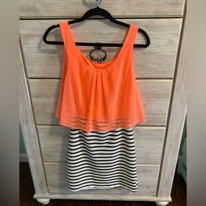 Ladies dress. Lower back is open